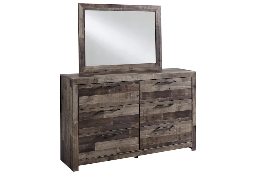 Derekson Dresser & Bedroom Mirror by Benchcraft at Darvin Furniture