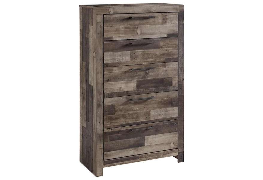 Derekson 5-Drawer Chest by Benchcraft at VanDrie Home Furnishings