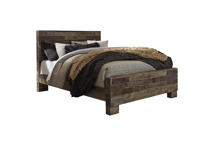 Derekson Queen Panel Bed by Benchcraft at VanDrie Home Furnishings