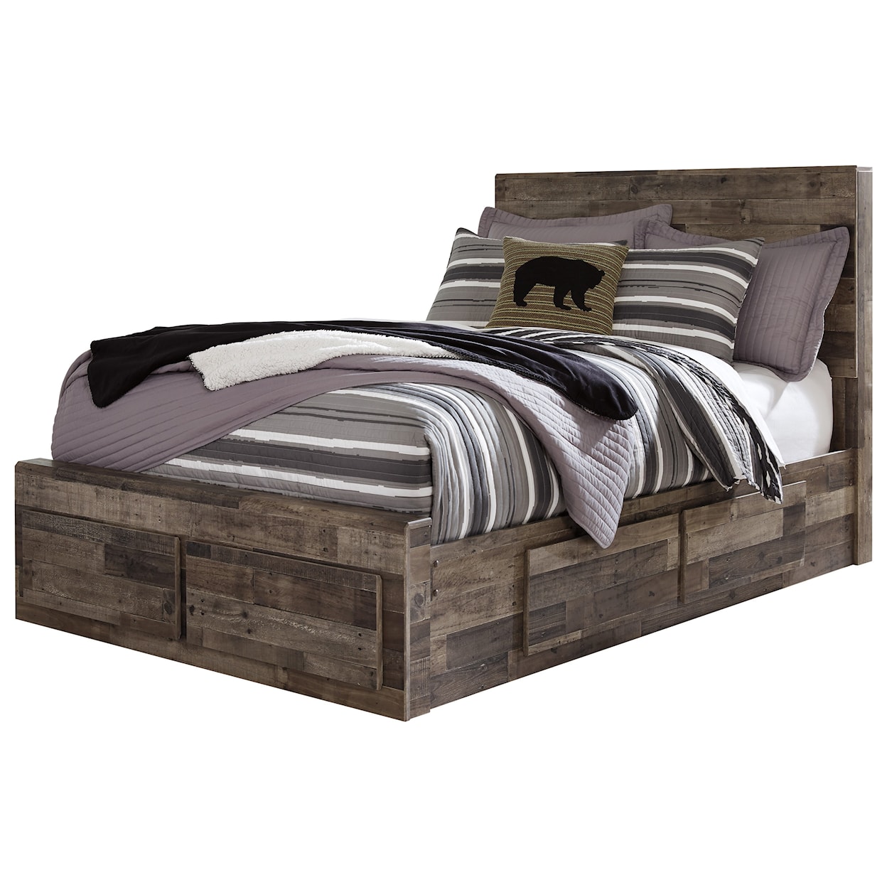 Ashley Furniture Benchcraft Derekson Full Storage Bed with 6 Drawers