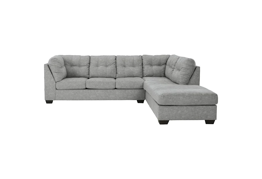 Falkirk 2-Piece Sectional with Chaise & Full Sleeper by Benchcraft at Miller Waldrop Furniture and Decor