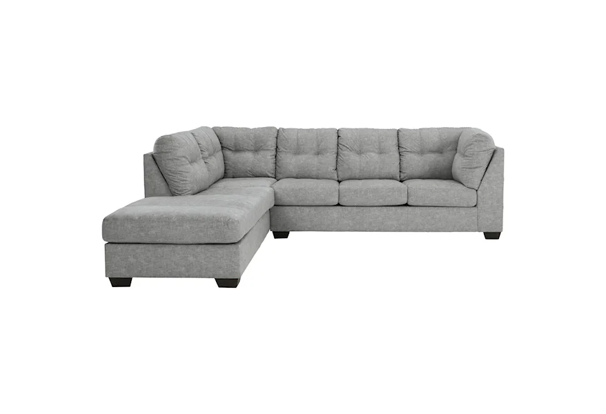 Falkirk 2-Piece Sectional with Chaise & Full Sleeper by Benchcraft at Miller Waldrop Furniture and Decor
