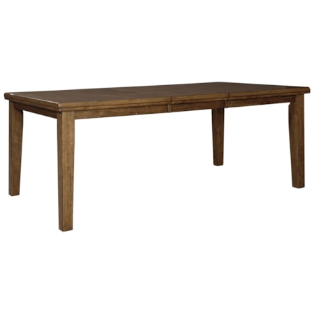 Rectangular Dining Room Butterfly Leaf Table