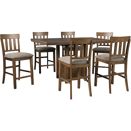 7 Piece Pub Dining Set