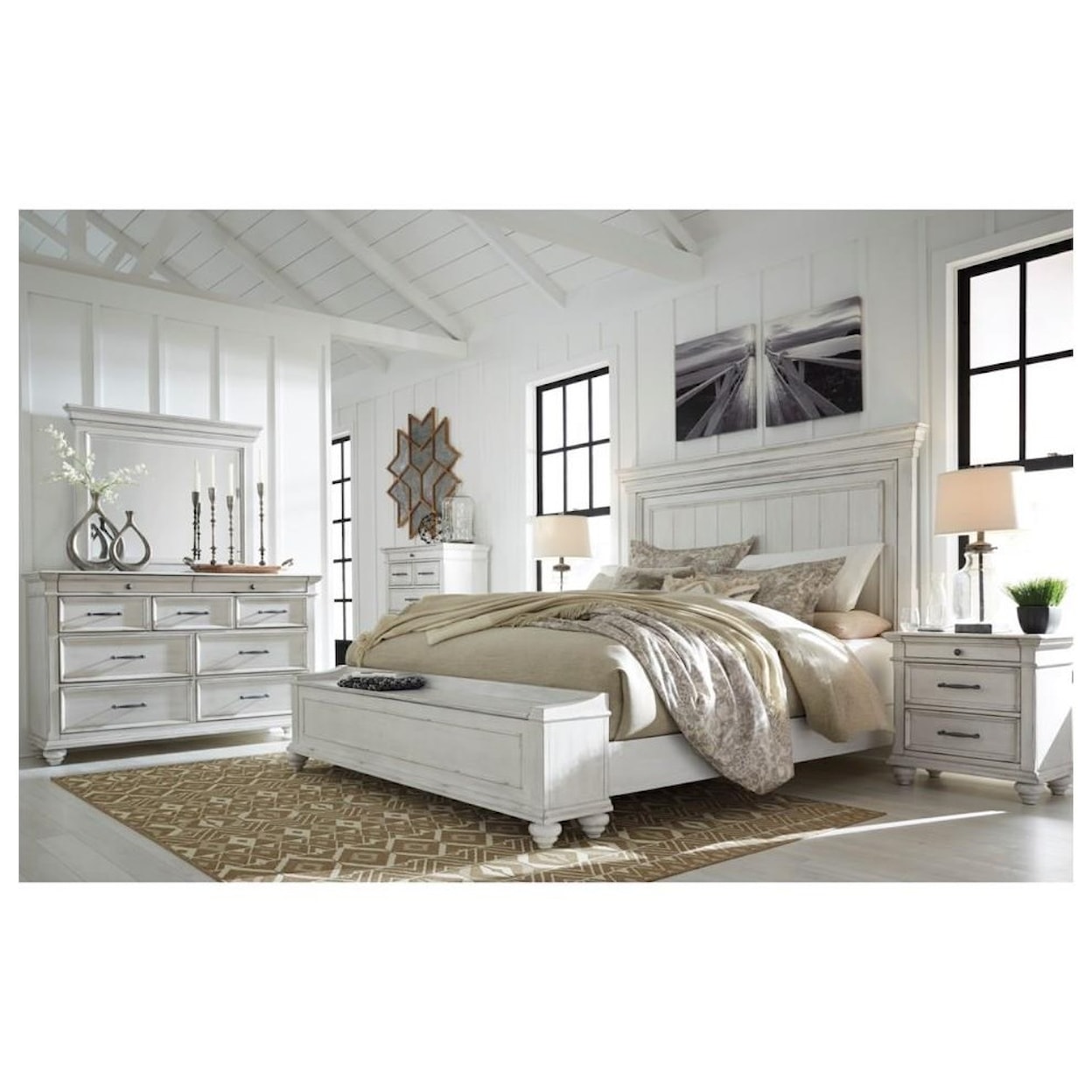 Benchcraft by Ashley Kanwyn 6 Piece Queen Bedroom Group