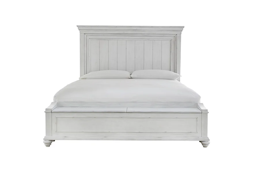 Kanwyn Queen Panel Bed by Benchcraft at Sam's Appliance & Furniture