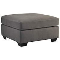 Contemporary Square Oversized Accent Ottoman