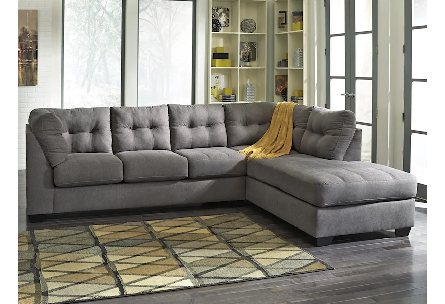 Maier 2-Piece Sectional with Chaise by Benchcraft by Ashley at Royal Furniture