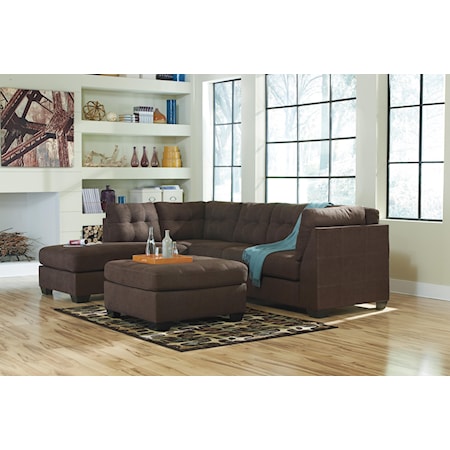 2-Piece Sectional with Chaise And Ottoman