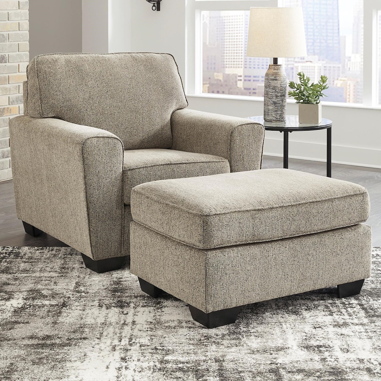 Ashley Furniture Benchcraft McCluer Chair & Ottoman