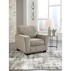 Ashley McCluer Chair & Ottoman