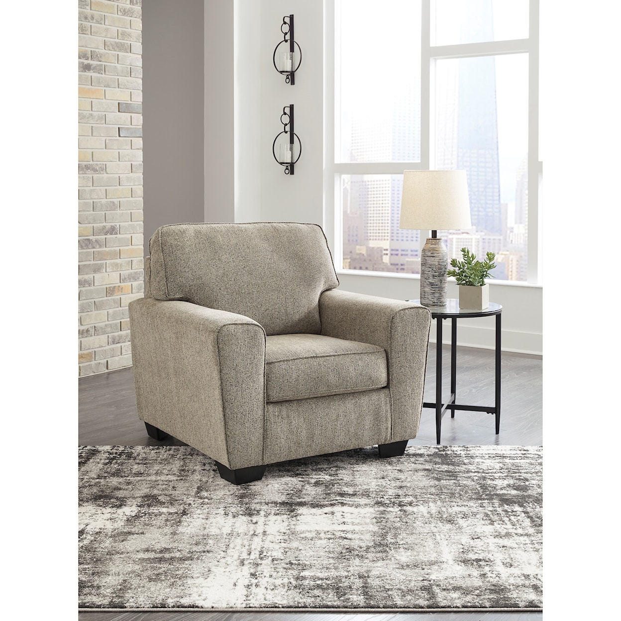 Ashley Furniture Benchcraft McCluer Chair & Ottoman