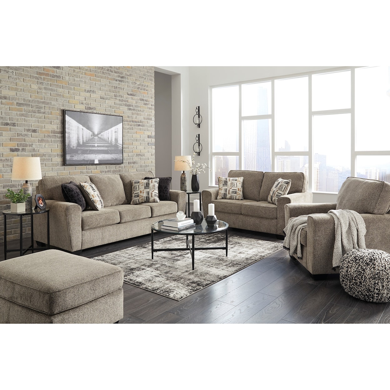 Ashley Furniture Benchcraft McCluer Chair & Ottoman