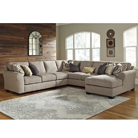 5-Piece Sectional with Chaise