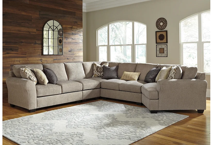 Pantomine 5-Piece Sectional with Cuddler by Benchcraft at Value City Furniture
