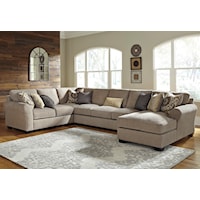 4-Piece Sectional with Chaise