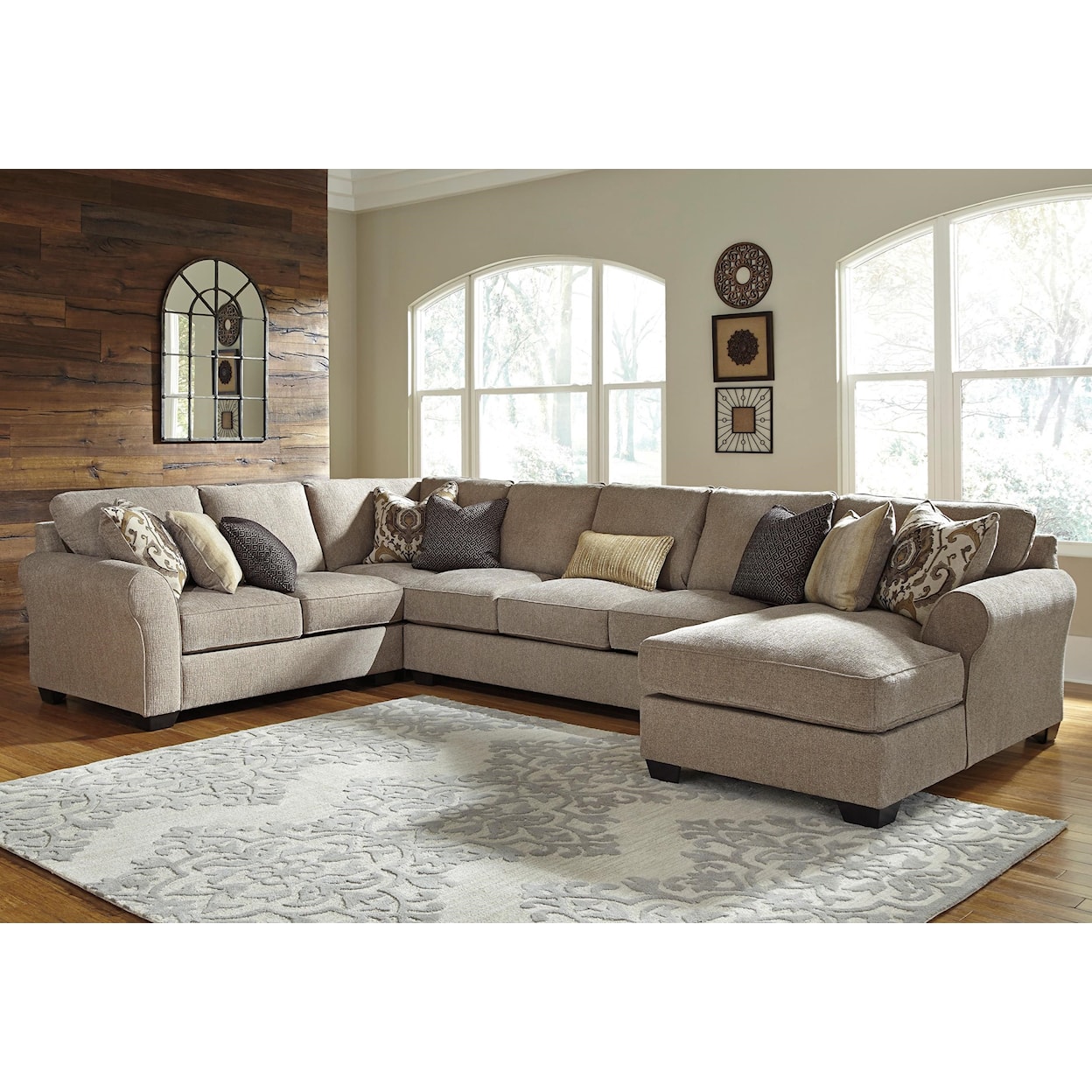 Ashley Pantomine 4-Piece Sectional with Chaise