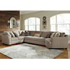 Benchcraft Pantomine 4-Piece Sectional with Cuddler