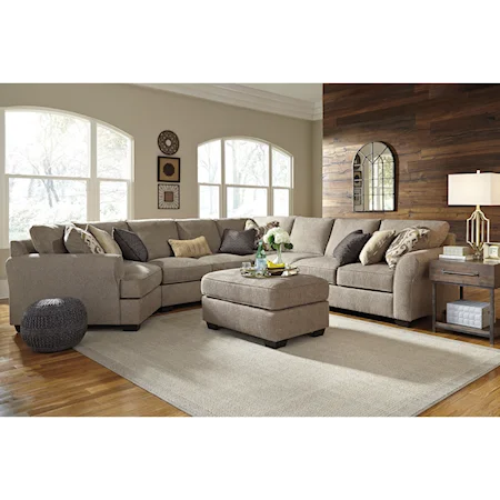 5-Piece Sectional with Ottoman