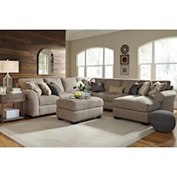 5-Piece Sectional with Ottoman