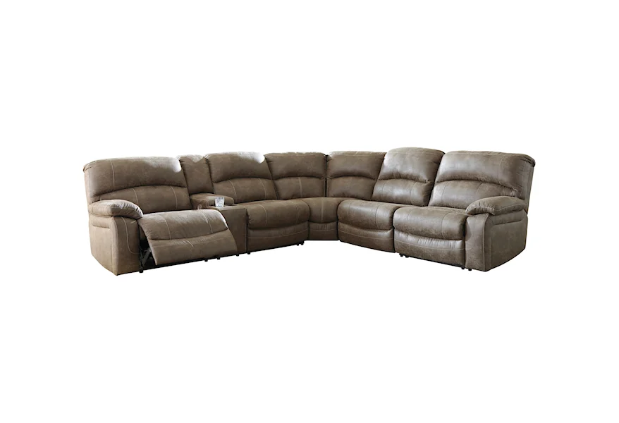 Segburg 4-Piece Power Reclining Sectional by Benchcraft at Virginia Furniture Market