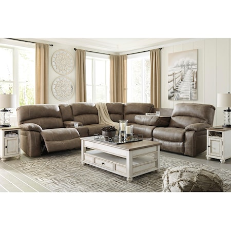 4-Piece Power Reclining Sectional