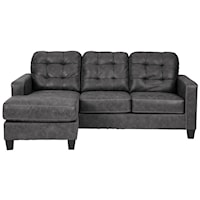 Contemporary Queen Sleeper Sofa with Chaise