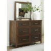 Benchcraft by Ashley Wyattfield Dresser & Bedroom Mirror