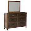 Benchcraft Wyattfield Dresser & Bedroom Mirror