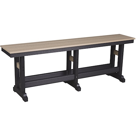 66" Counter Height Dining Bench