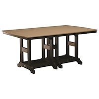 44" x 72" Rectangular Dining Table