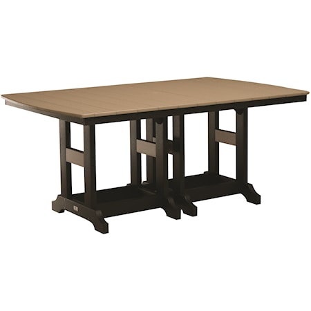 44" x 72" Rectangular Counter Height Table