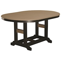 44" x 64" Oblong Dining Table