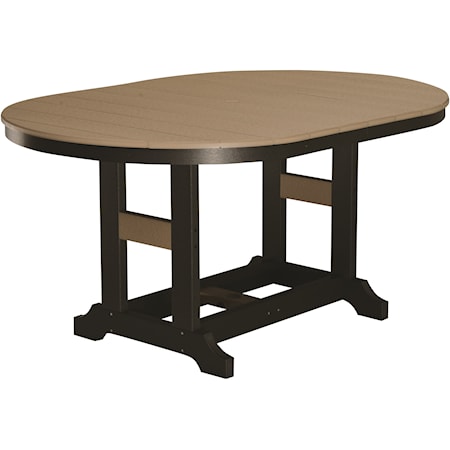 44" x 64" Oblong Dining Table