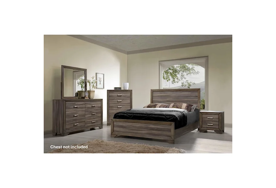 Asheville Queen Bedroom Group by Bernards at Westrich Furniture & Appliances