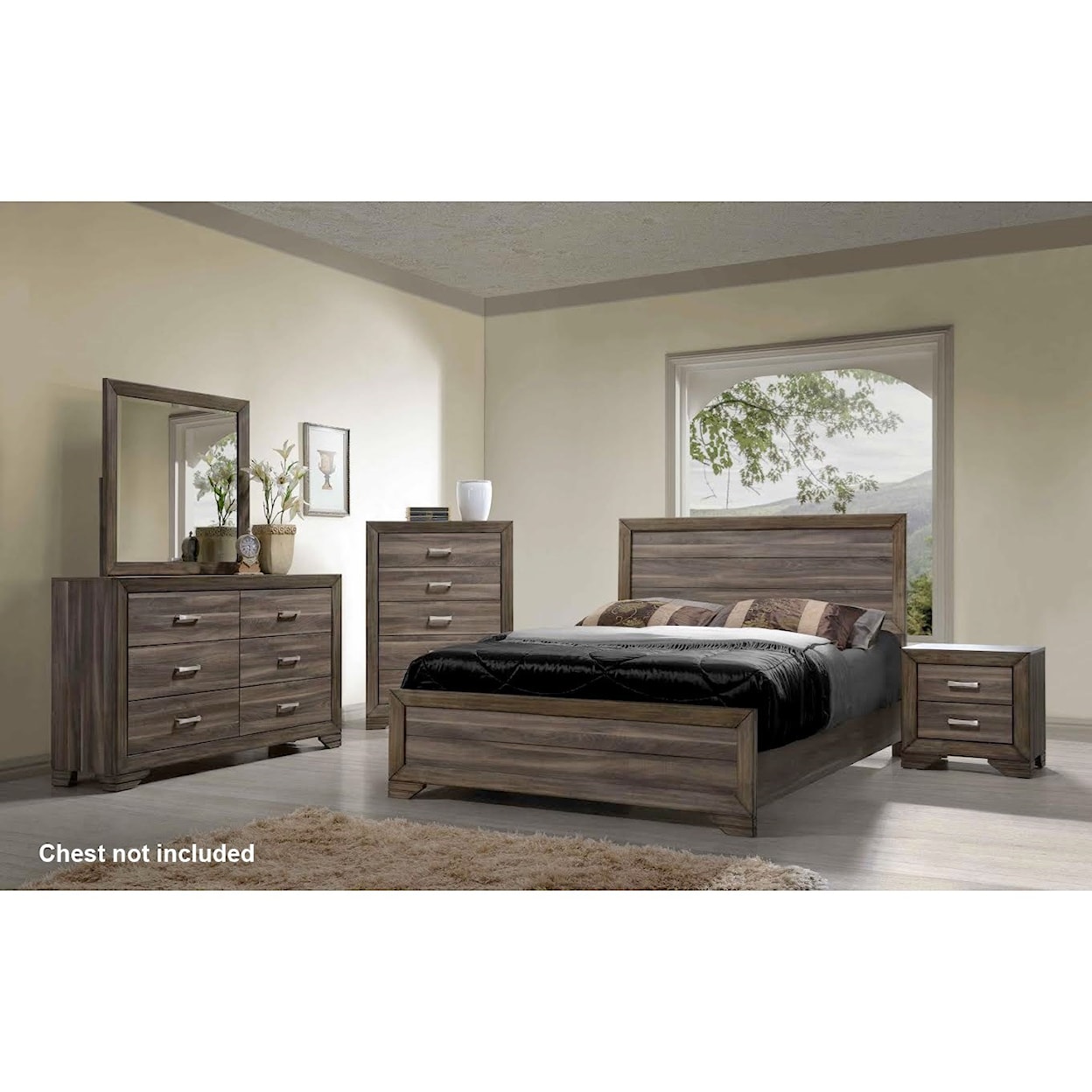 Bernards Asheville Queen Bedroom Group