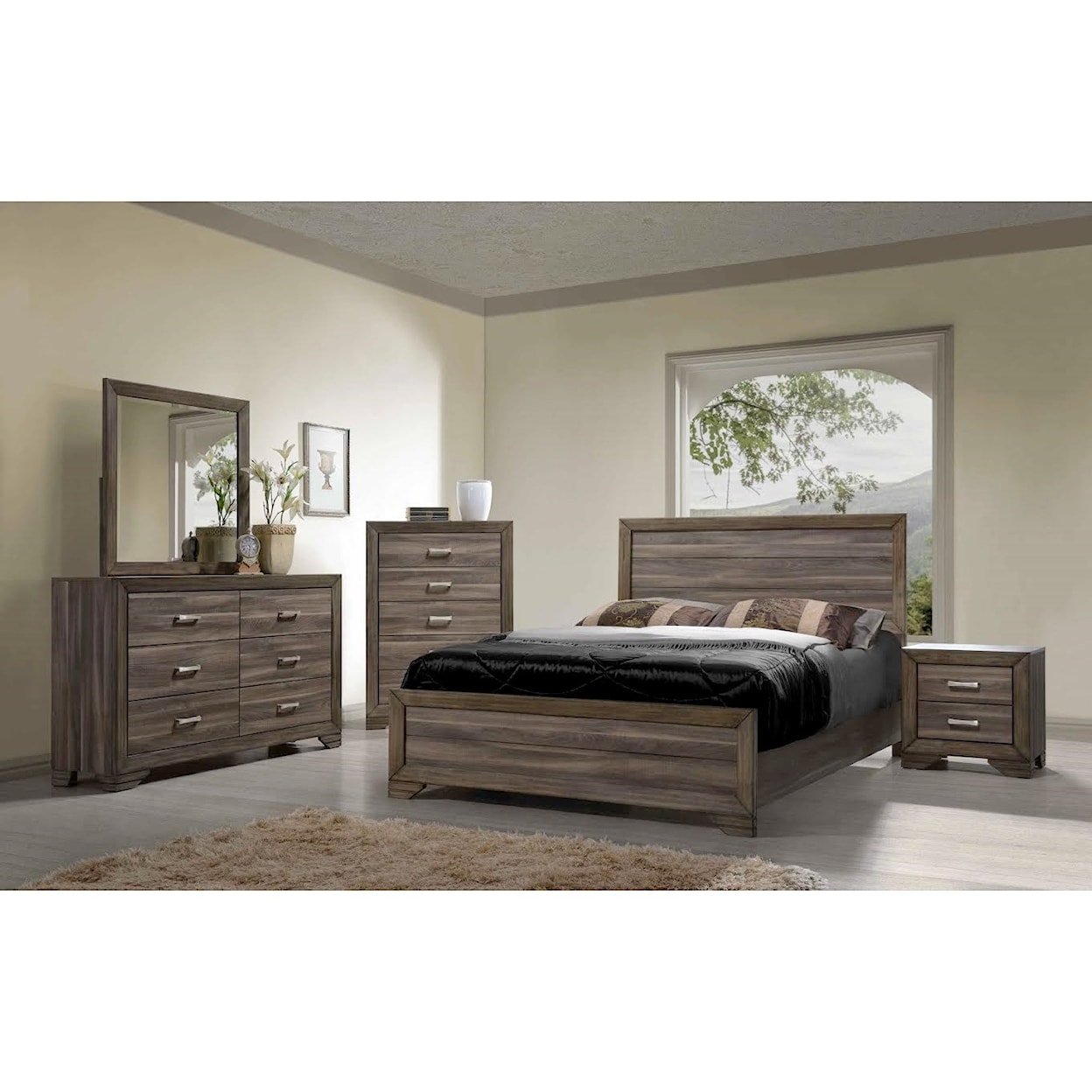 Bernards Asheville Queen Bed