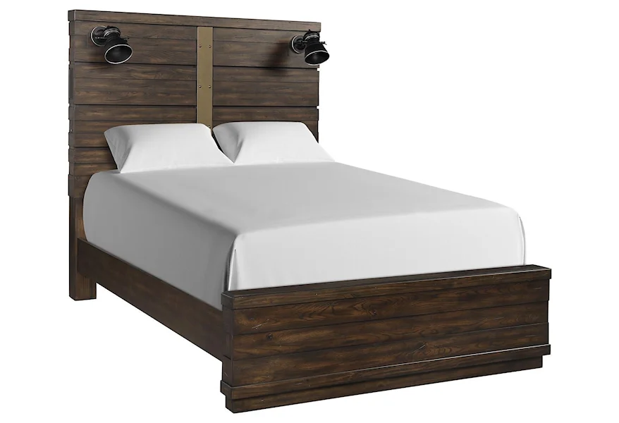 Harley Queen Bed with USB and Speakers by Bernards at Royal Furniture