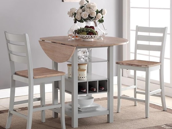 3-Piece Counter Table Set