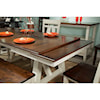 Bernards Winslow 6-Piece Table Set with Bench