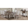 Bernards Winslow Rectangular Dining Table