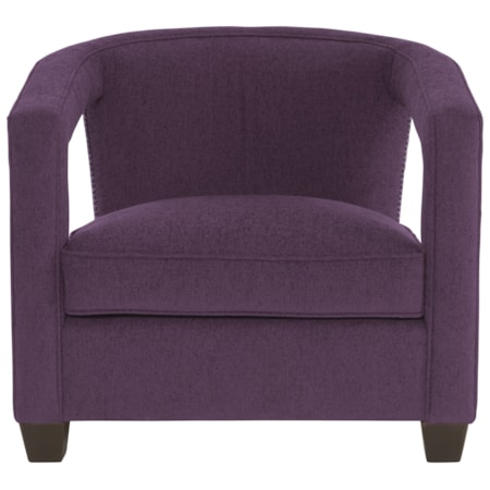 Contemporary Chair with Nailheads