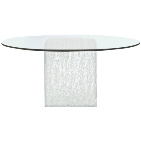 Round Glass Dining Table