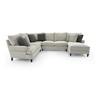 Customizable Four Piece Sectional w/ Chaise