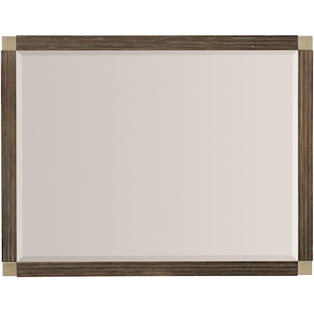Rectangular Mirror with Wood Frame