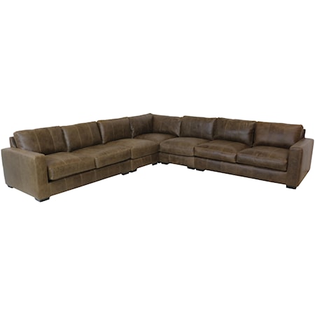 Leather Sectional