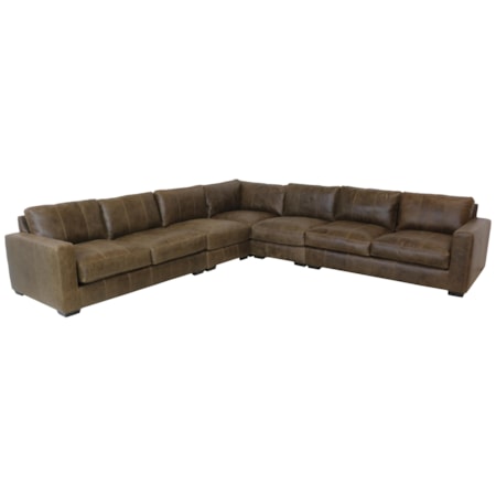 Leather Sectional