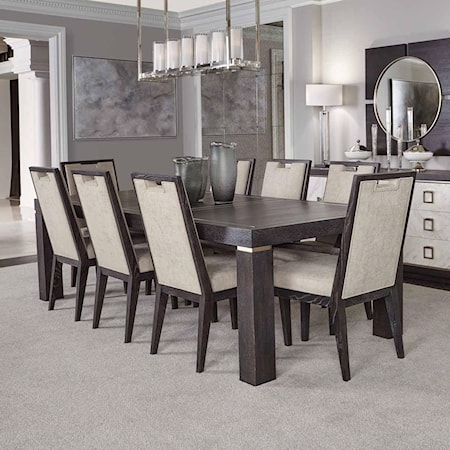 9 Piece Table and Chair Set