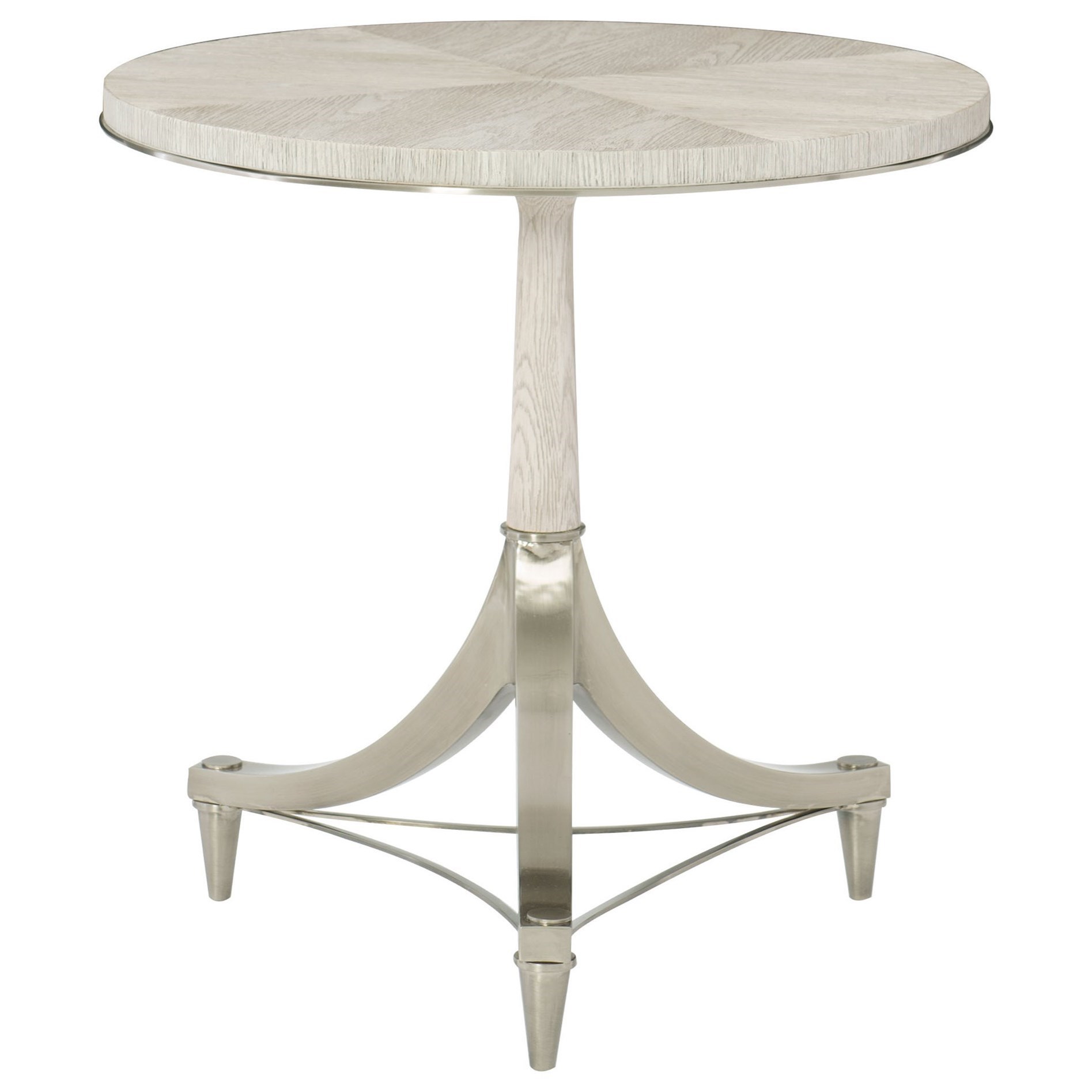 Round Pedestal Chairside Table