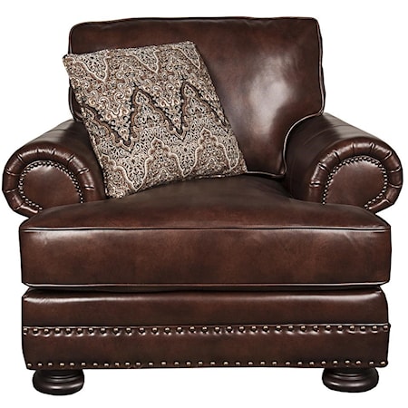 Foster 100% Leather Chair